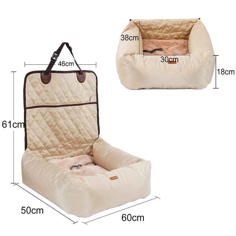 Pet Dog Carrier Folding Car Seat