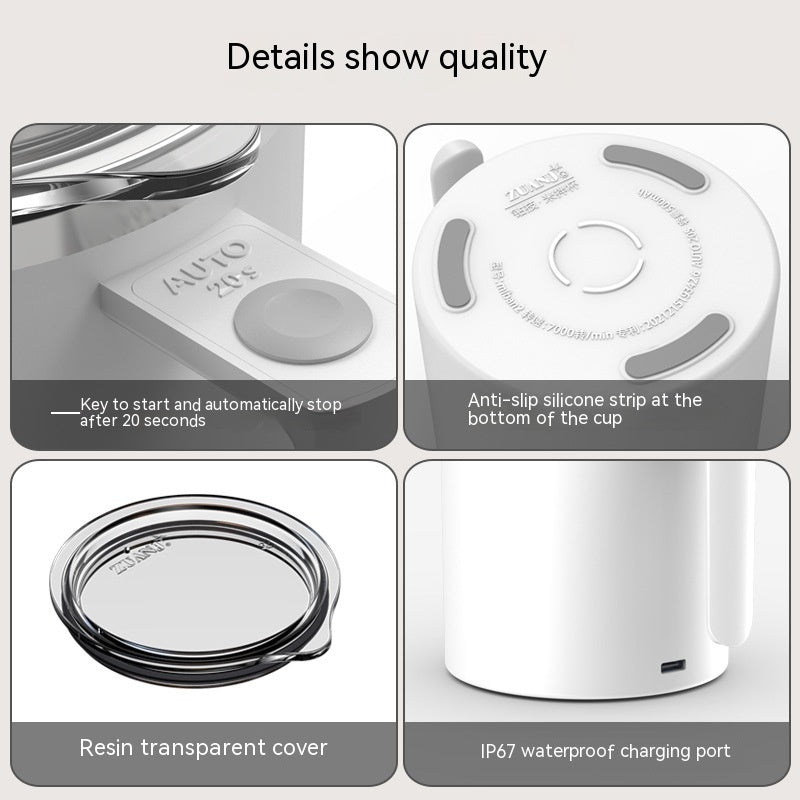 Portable Automatic Mixing Coffee Cup