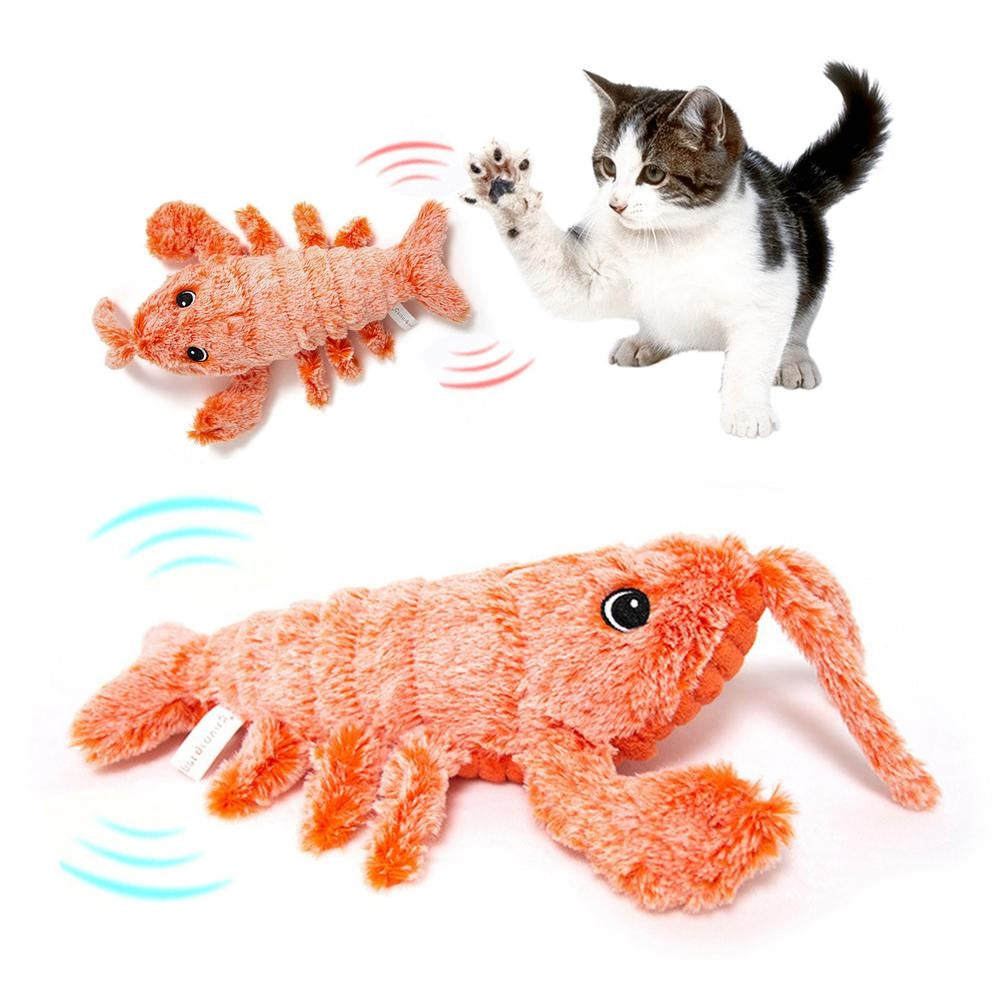 Pet Toys Electric Jumping Shrimp Toy